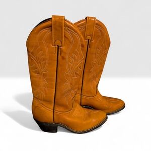 Boulet Canada Leather Western Cowboy Boots | Vintage | 6